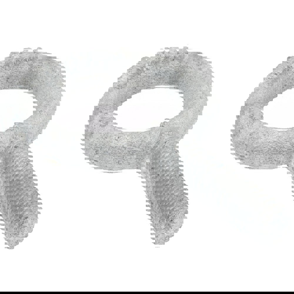 Fixed Lifting Eye Bolt: Without Shoulder, 500 lb Capacity, 1/4-20 Thread, Grade C-1035 Forged Steel